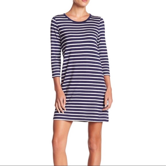 BB Dakota Dresses & Skirts - BB Dakota Nordstrom - Blue white Stripe Dress M